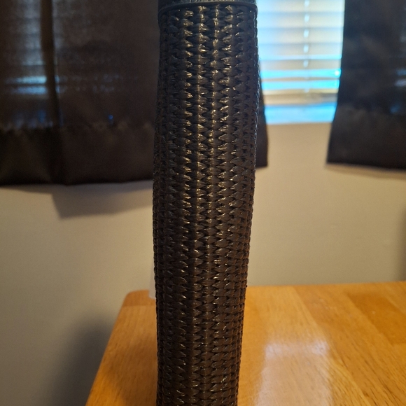 Ted Baker London Raffia Clutch Leather Trim Wristlet - Picture 5 of 13